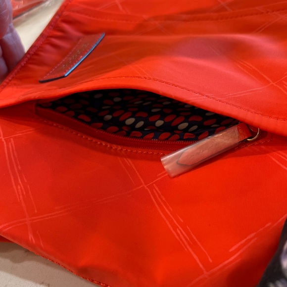 Vera Bradley Preppy Poly Bright Orange Crossbody Bag NWOT - Picture 5 of 11